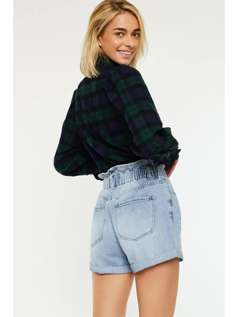 Sophia Waist Paper Band Shorts