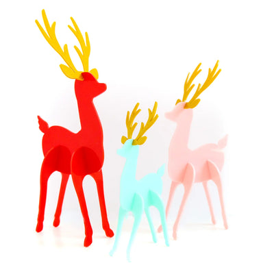 Acrylic Reindeer Christmas Decor