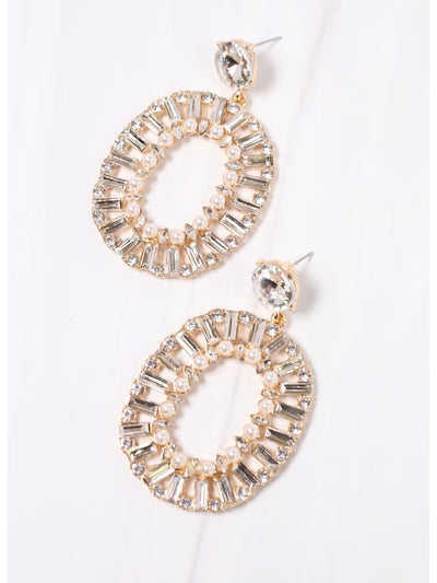 Westchester Embellished Earring Clear