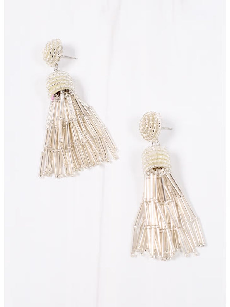 Dutchess Beaded Fringe Earring