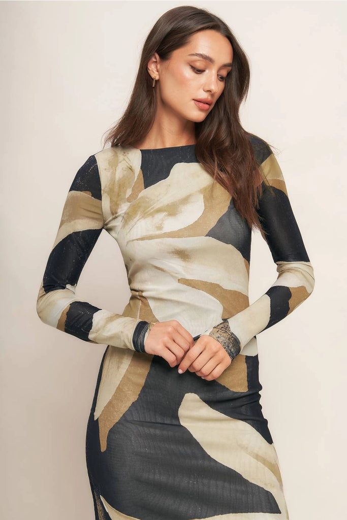 Fall Stroll Midi Dress