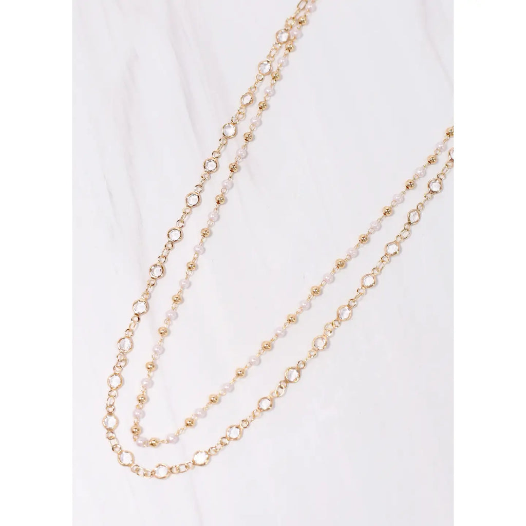 Rocco Layered Necklace Gold