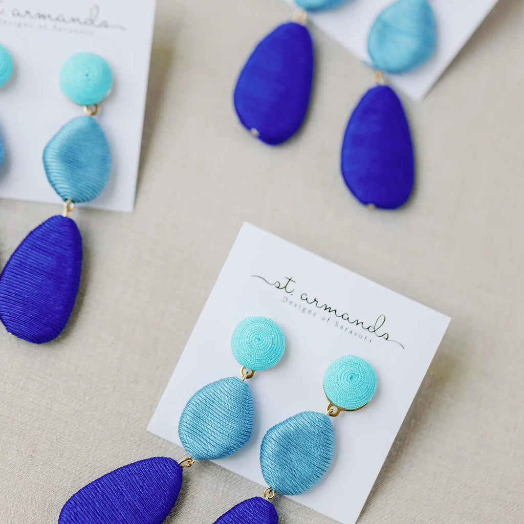 Ombre Lido Statement Drop Earrings