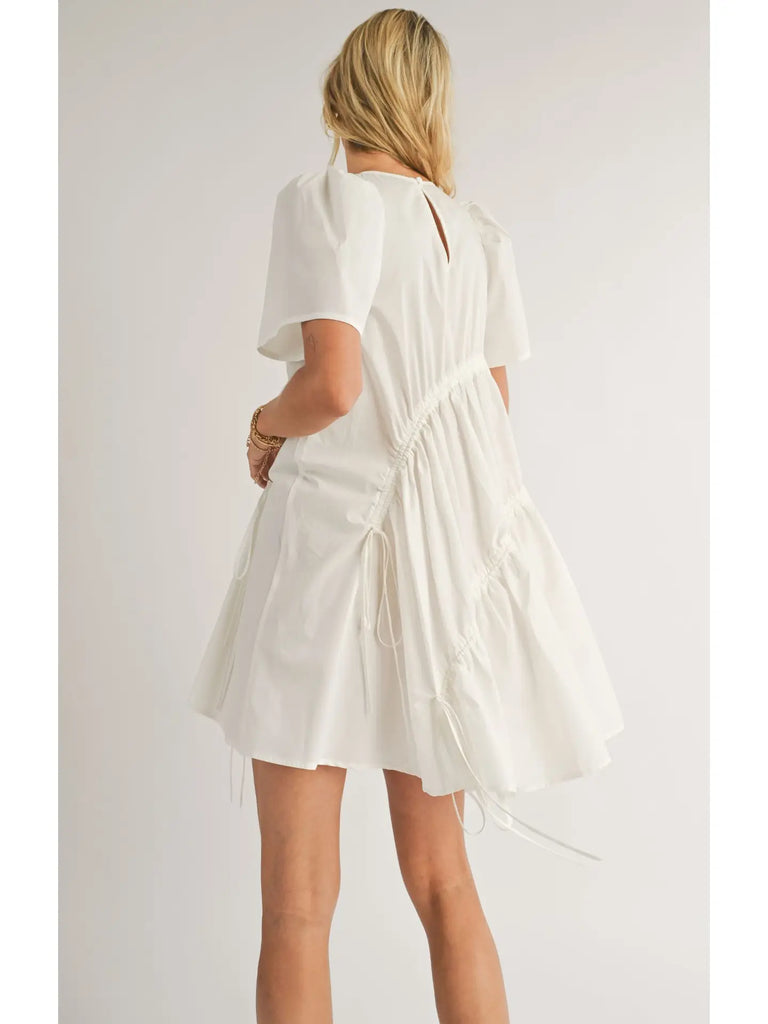 Picnics Gathered Mini Dress