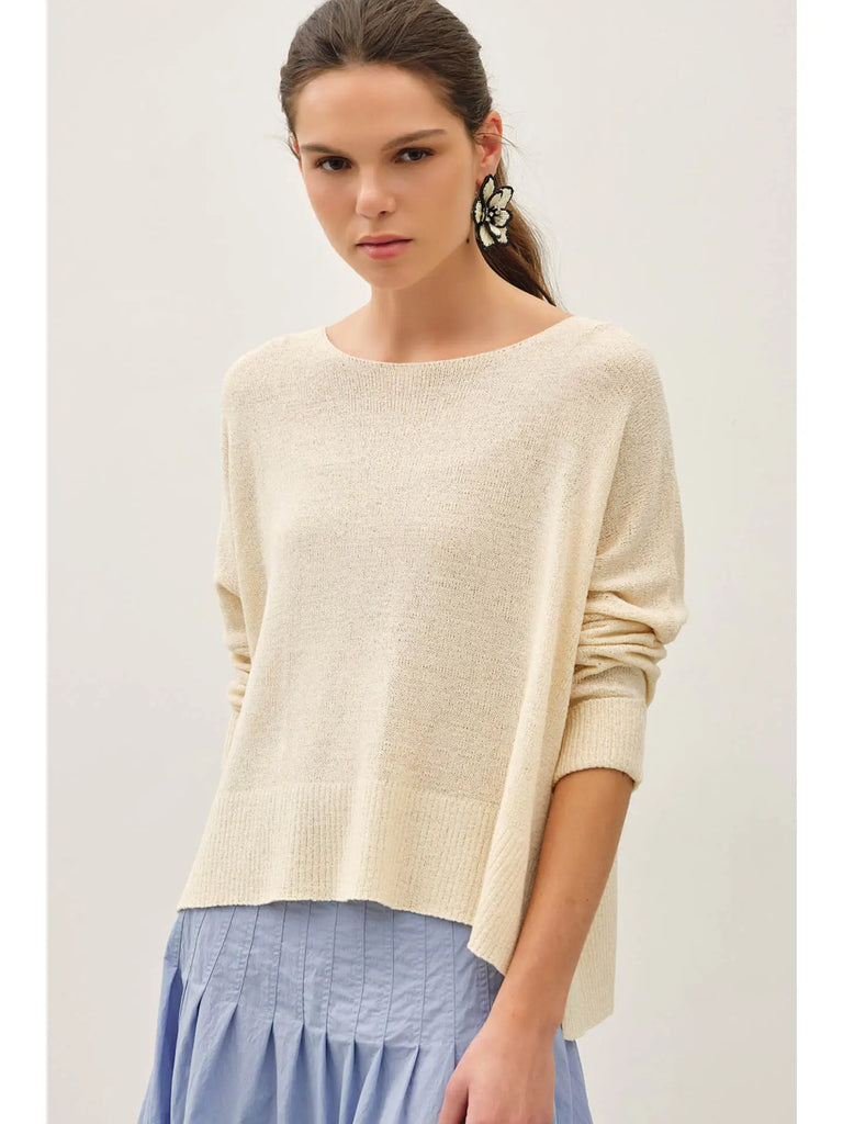 Boat Neck Lightweight Top