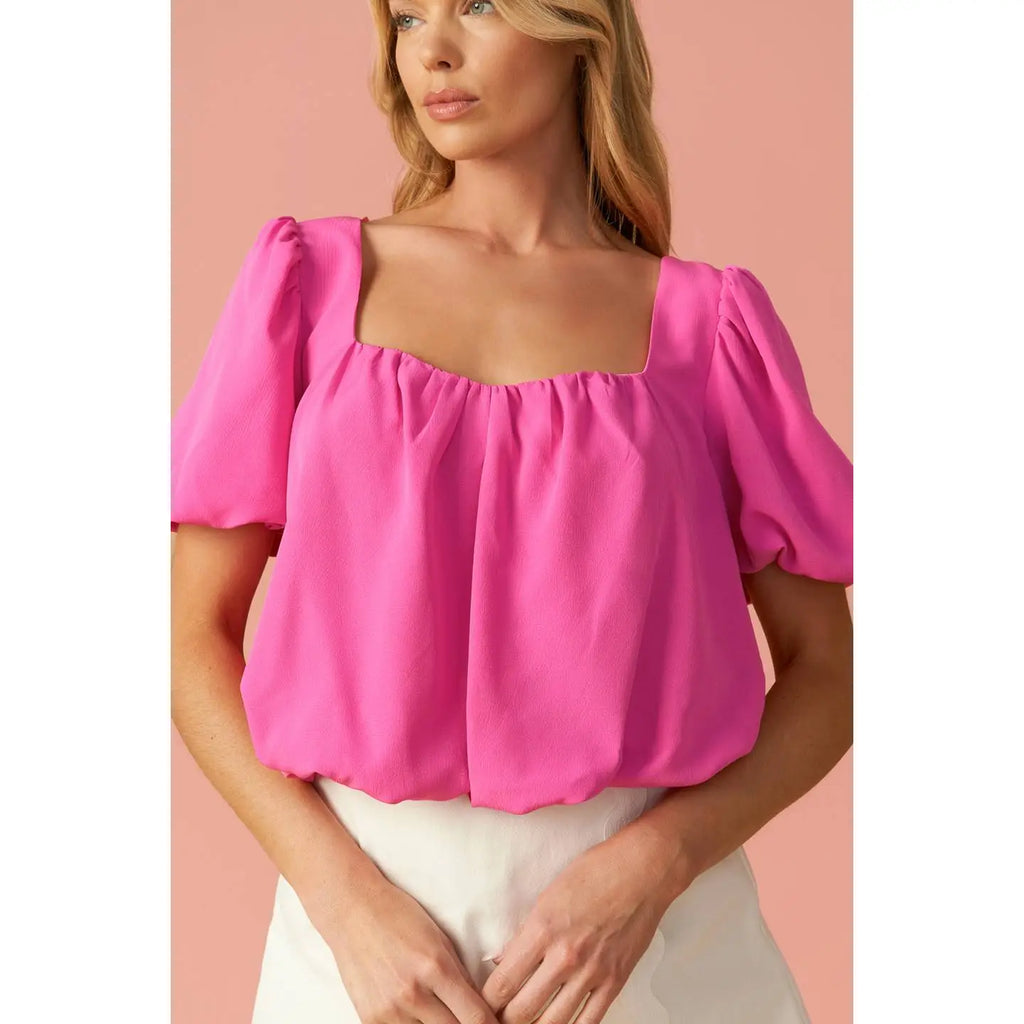 Pink Burst Top