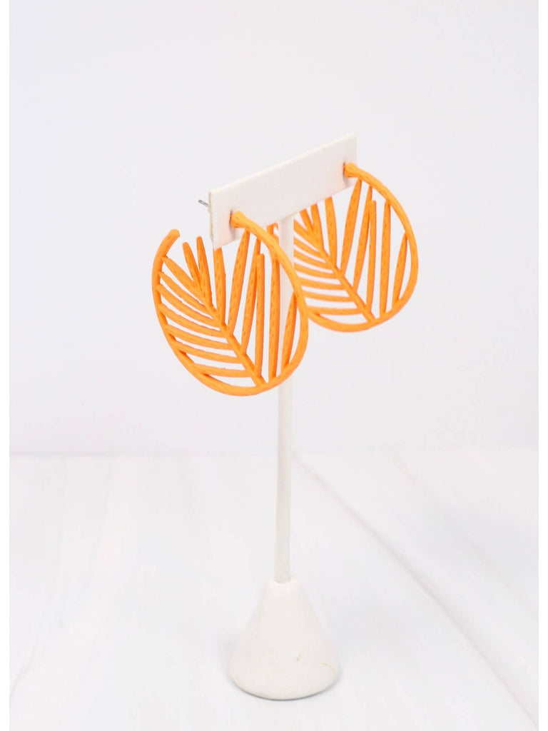 Colombo Cutout Hoop Earring