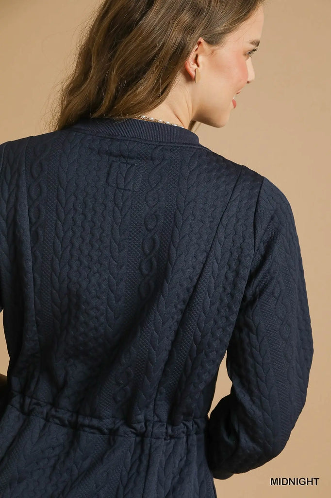 Cable Knit Mini Dress