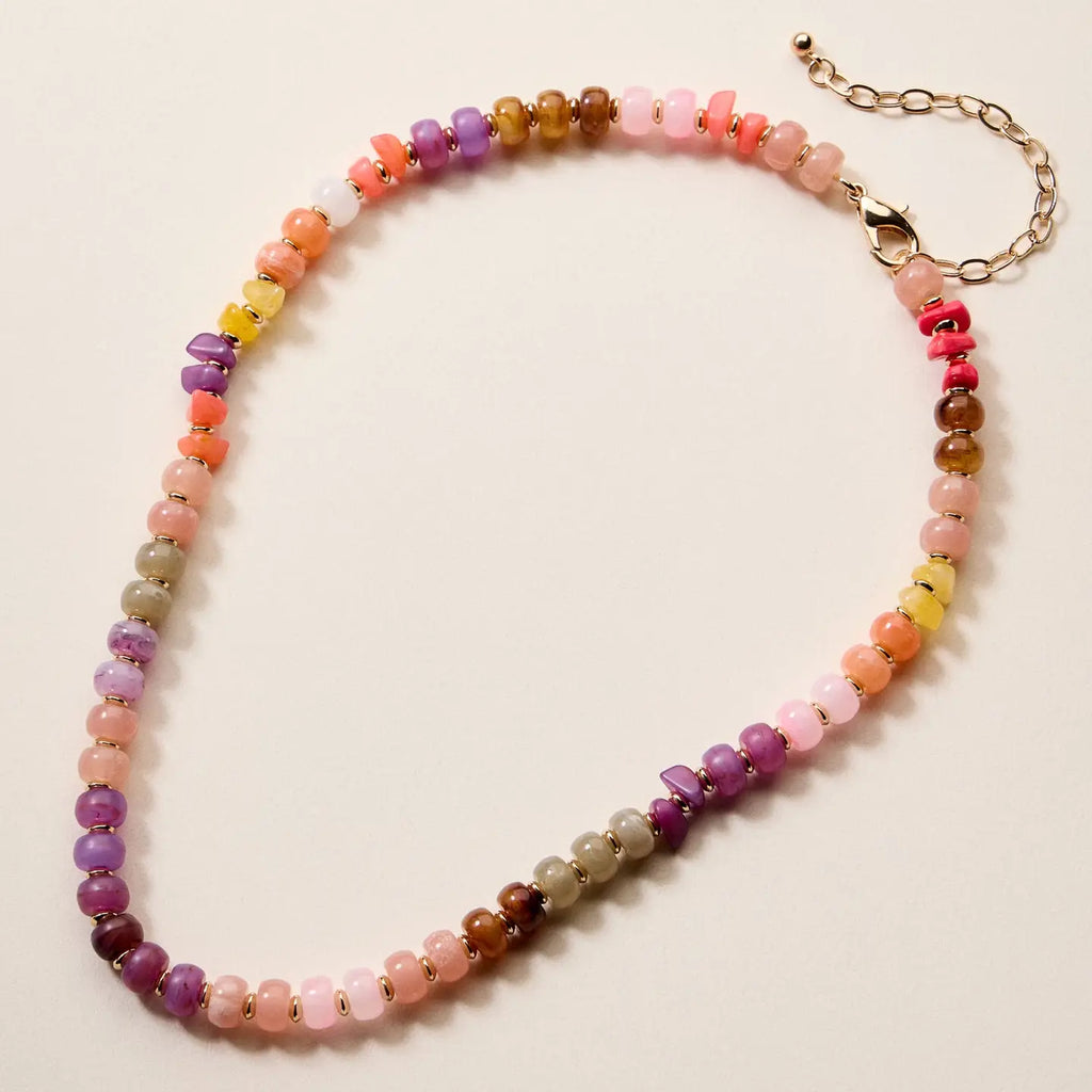 Ann Colorful Beaded Necklace