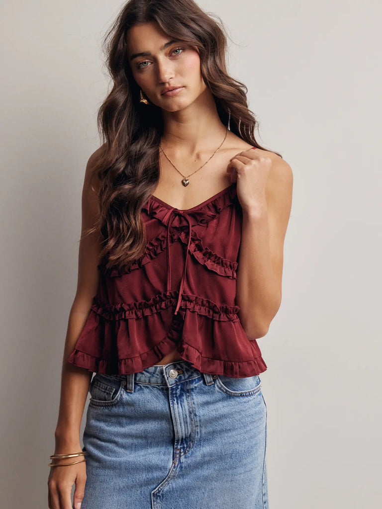 Beauty in Burgundy Tank