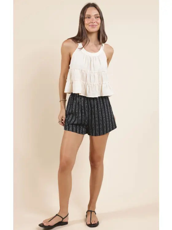 Positivity Tiered Flowy Tank