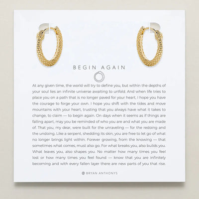 Begin Again Midi Hoop Earrings