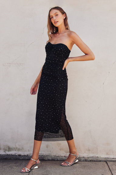 Mesh So Well Sweetheart Maxi Dress