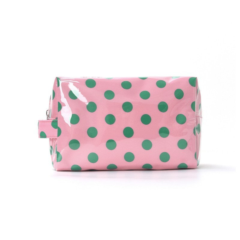 Polka Dot Waterproof Makeup Pouch Bag