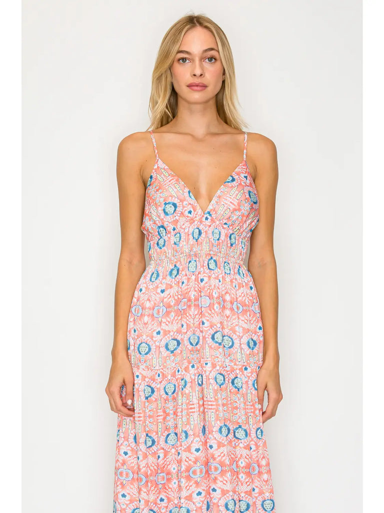 Sunset Tapestry Maxi Dress