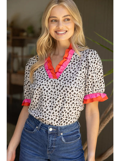 Amber Bright Animal Top