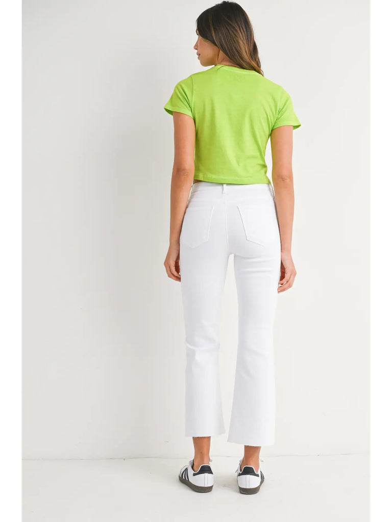 Patch Pocket Cropped Flare