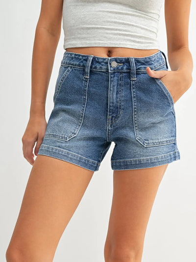Trouser Denim Shorts
