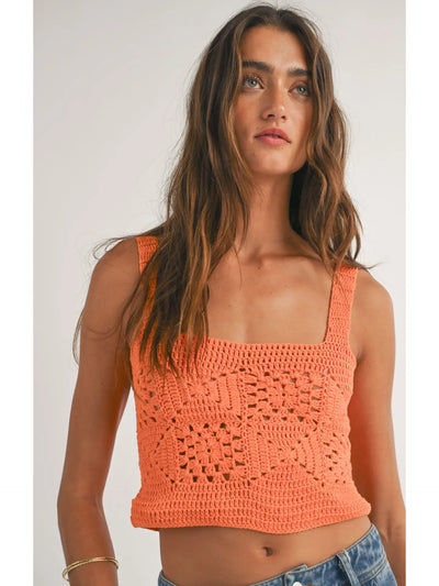 Quinn Crochet Crop Top