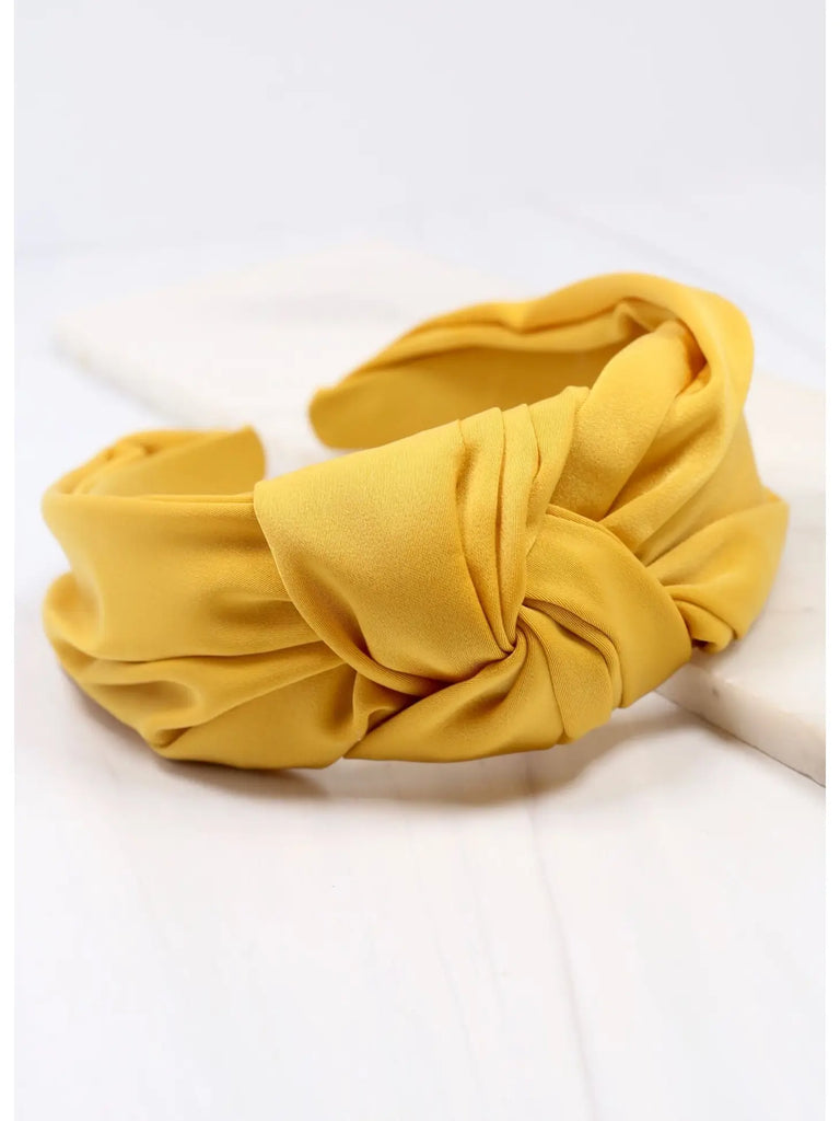 Hillcrest Knot Headband Mustard