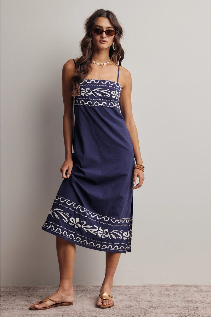 Audrey Embroidered Dress