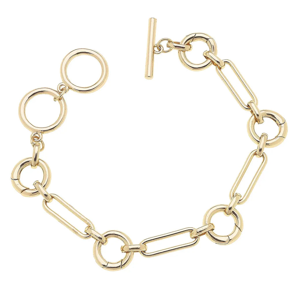 Bella Multi-Charm Toggle Bracelet