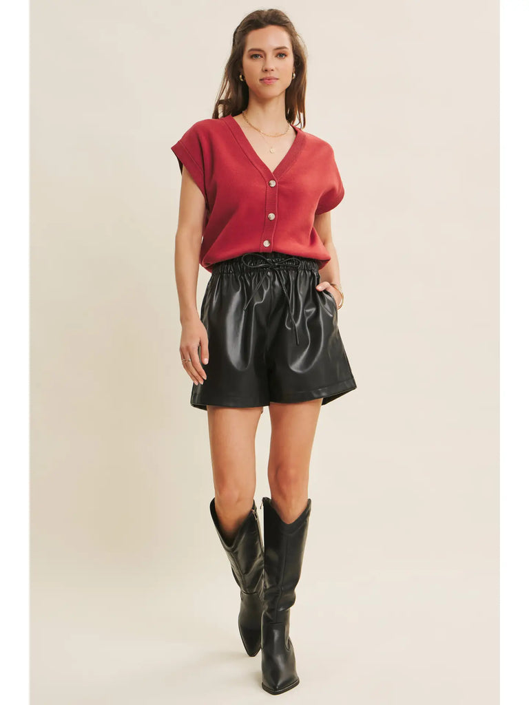 Multi-Way Button-Down Sweater Vest