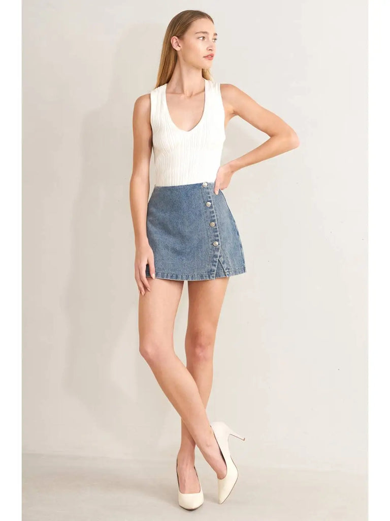 Ilee Washed Skort