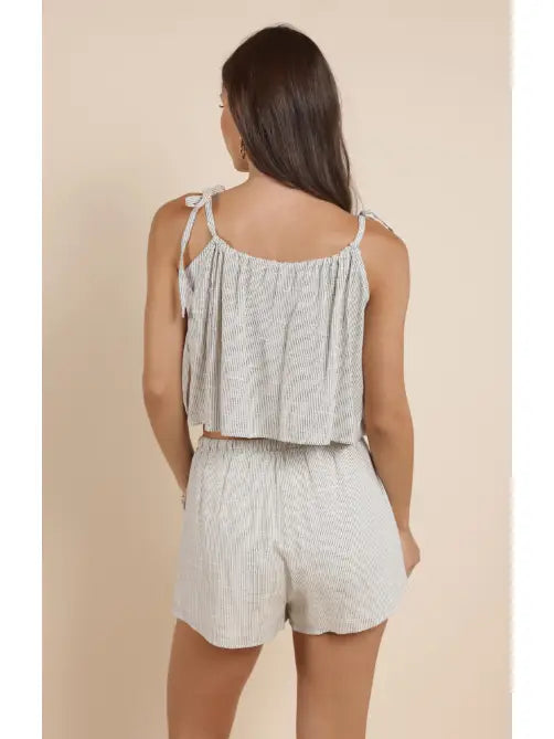 Mojave Tie Strap Button Tank