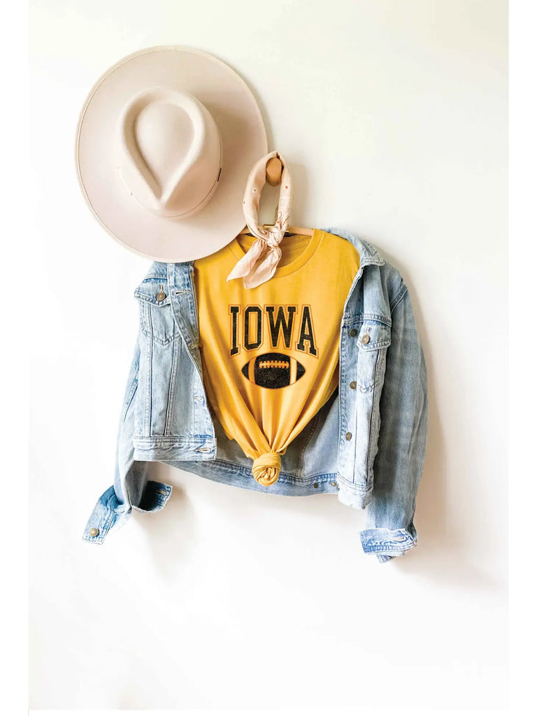 Iowa Football Graphic Top
