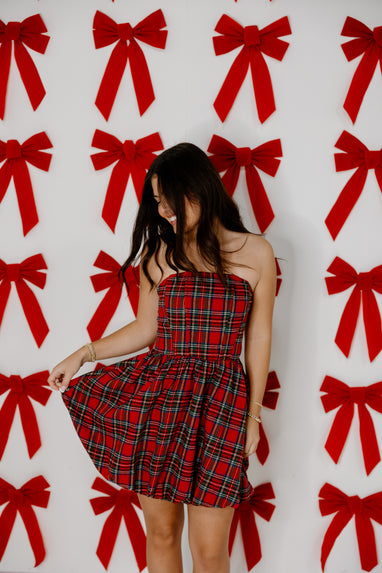 Kenzi Plaid Bubble Dress