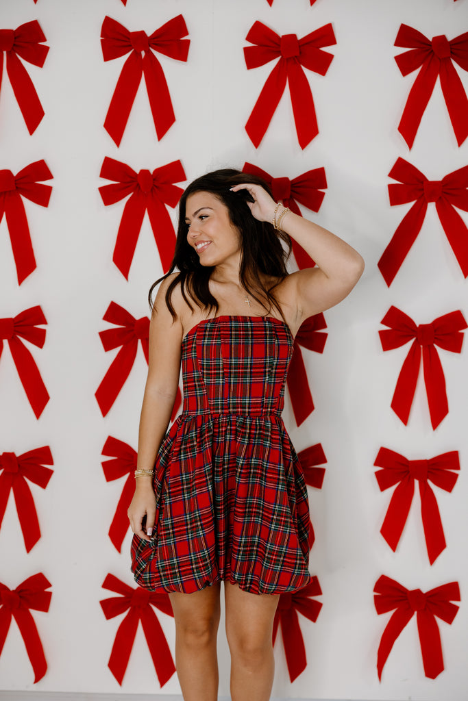 Kenzi Plaid Bubble Dress
