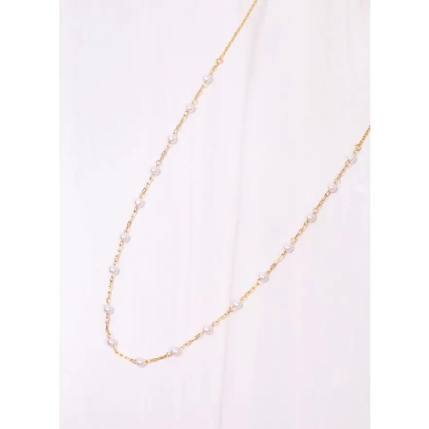 Annette Pearl Necklace Gold