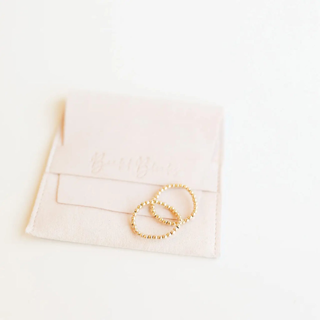 Lexi Beaded Band in Gold