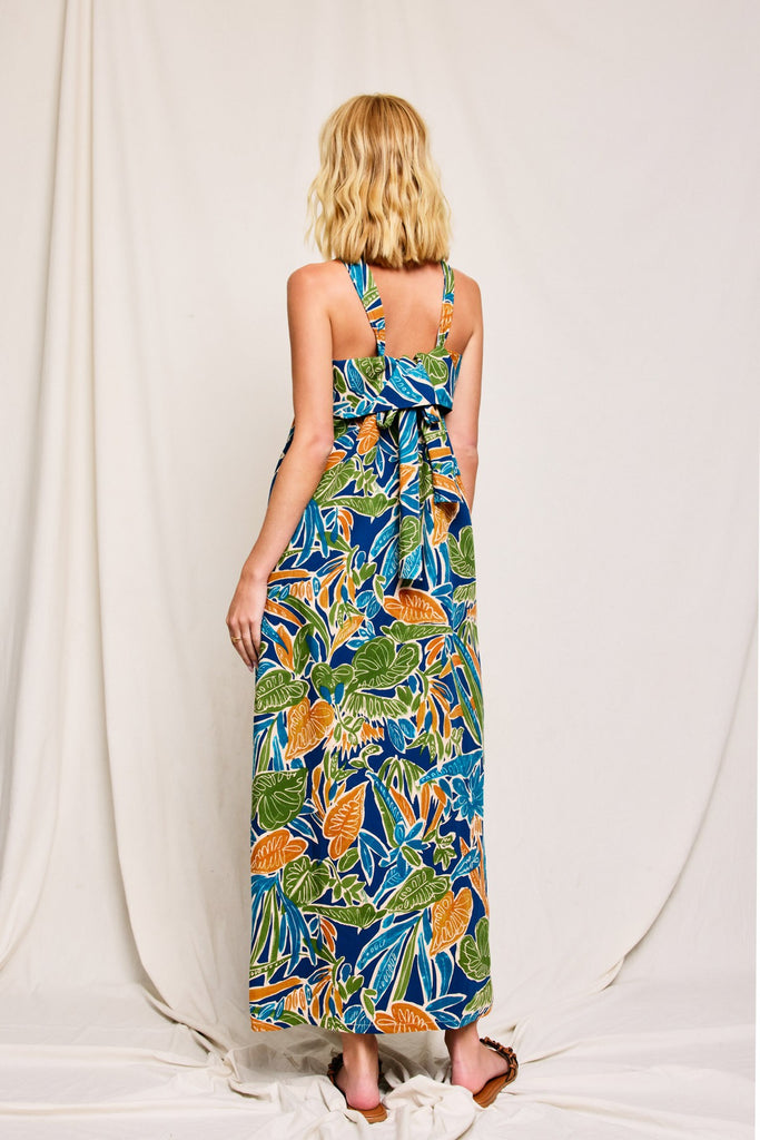 Havana Halter Neck Maxi Dress