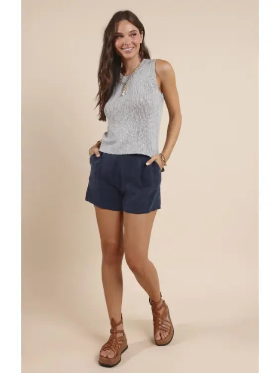 Heritage Front Pleat Shorts