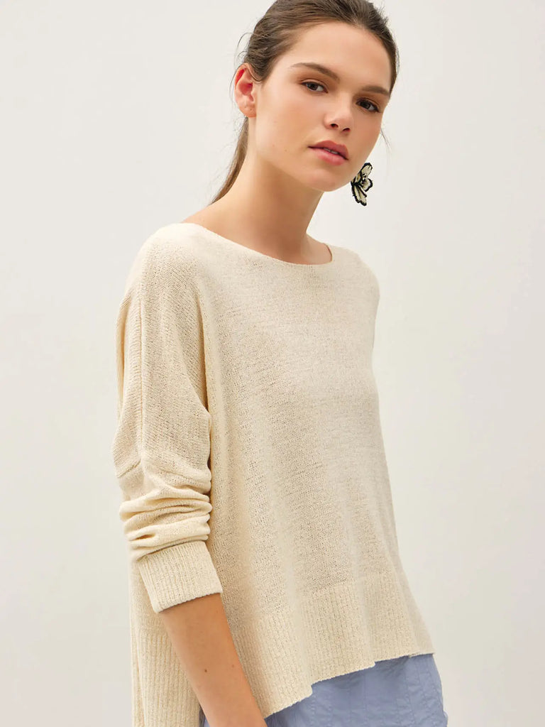 Boat Neck Lightweight Top