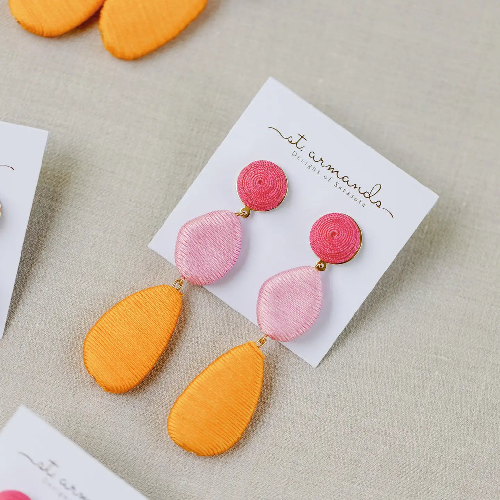 Ombre Lido Statement Drop Earrings