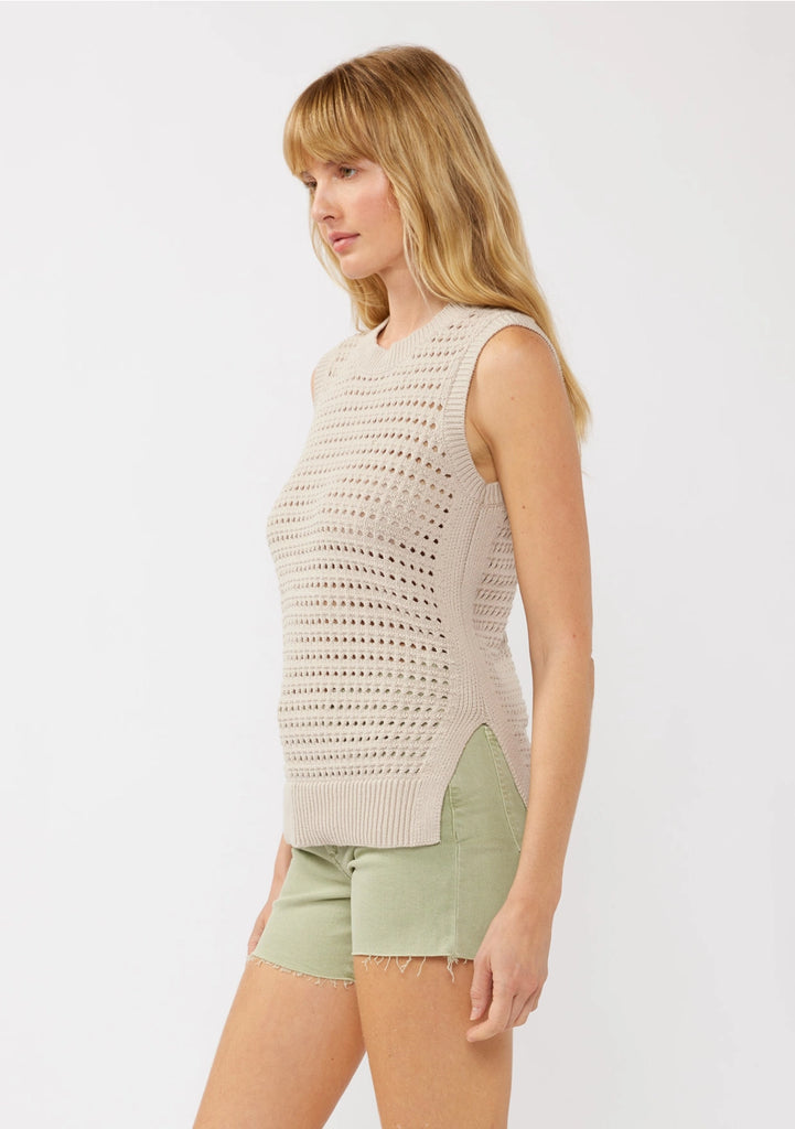 Hope Knit Tank with Side Slits