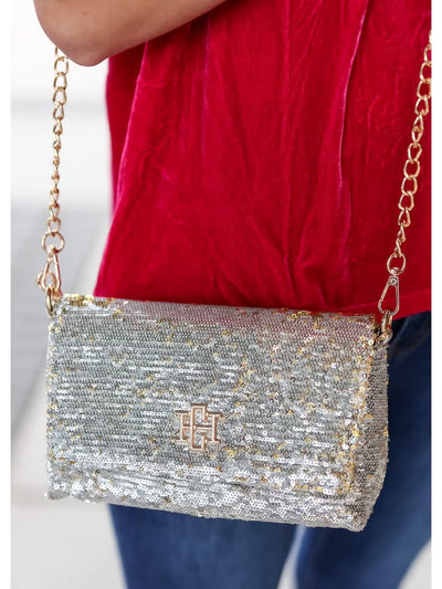Shelby Crossbody Silver Gold Sequin