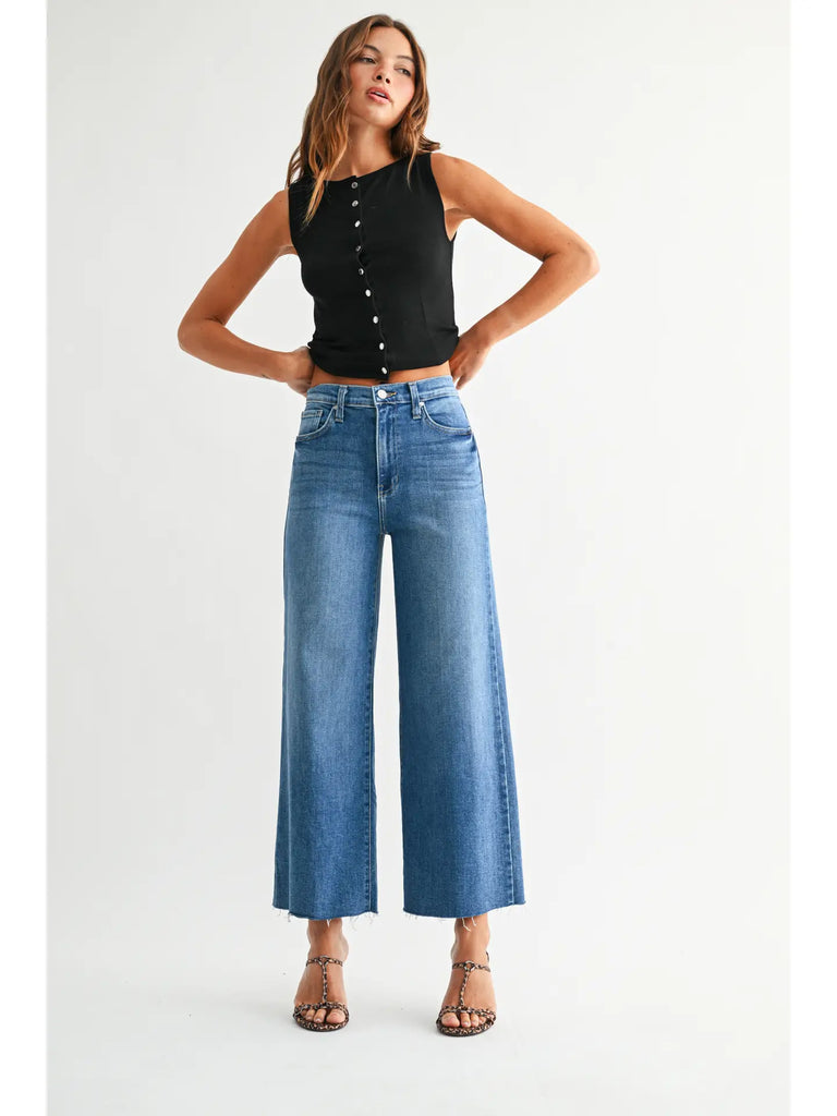 Everyday High Rise Scissor Cut Jeans