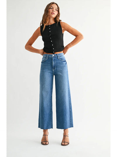 Everyday High Rise Scissor Cut Jeans