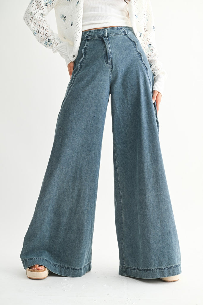 Trendy Detail Trousers
