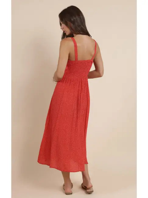 Nina Milkmaid Midi Dress