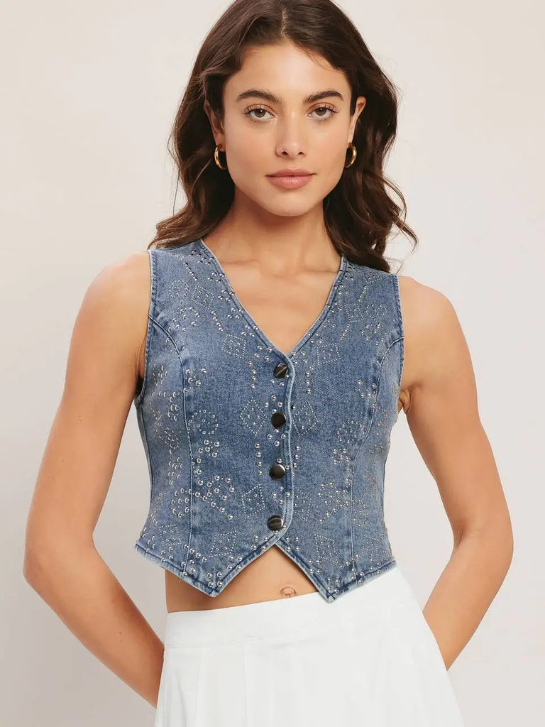 Howdy Denim Vest