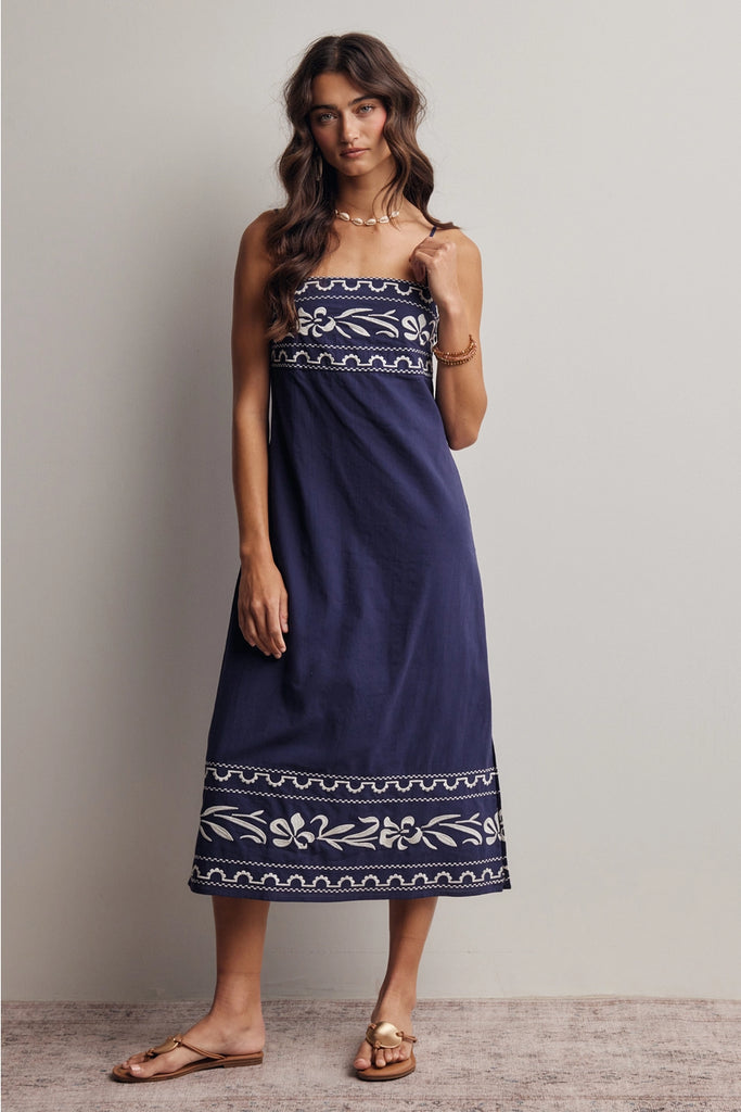 Audrey Embroidered Dress