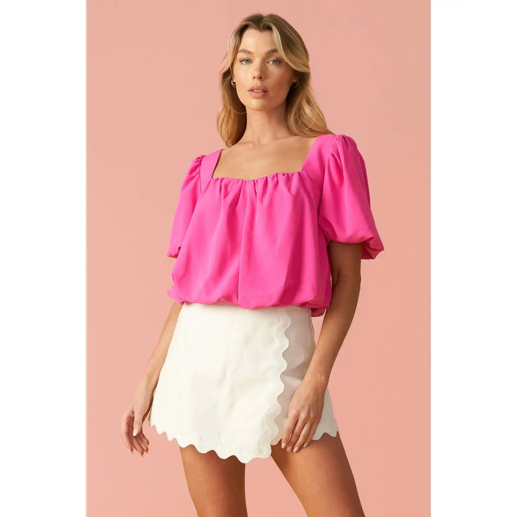 Pink Burst Top