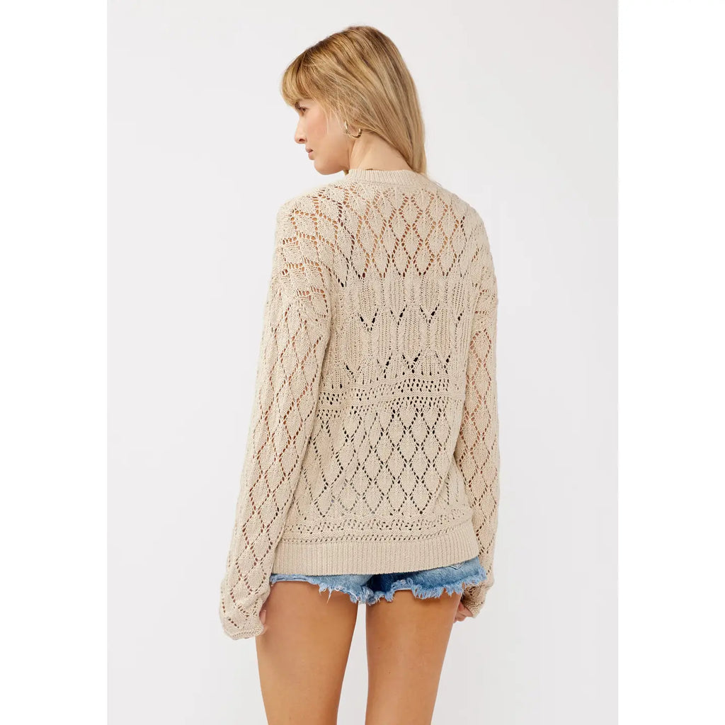 Gwen Ribbed Sweater Cardigan