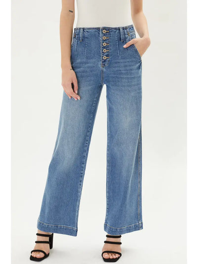 Summer Button Fly Jeans