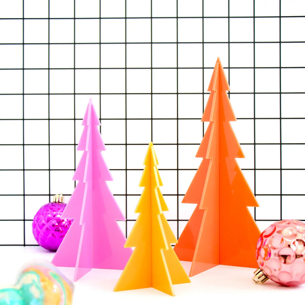 Doorbuster Acrylic Tree Christmas Decor